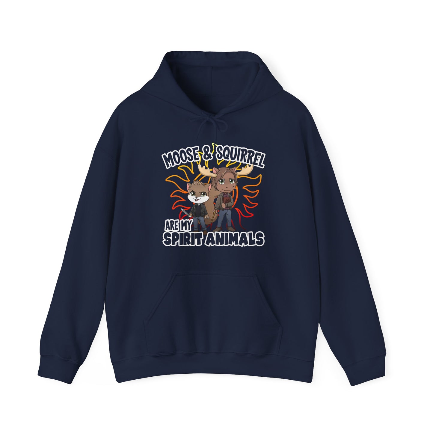 Moose & Squirrel Spirit Animals Hoodie