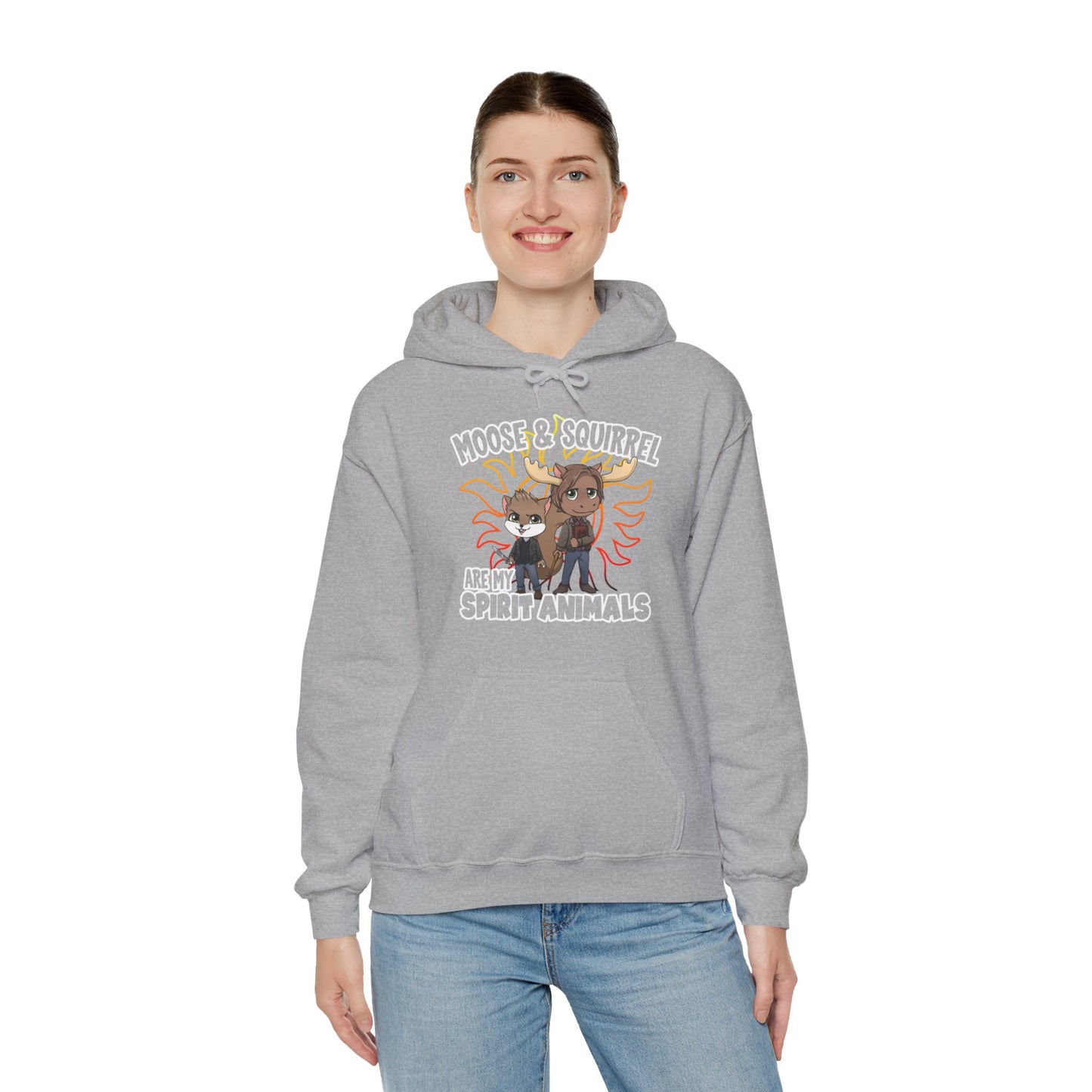 Moose & Squirrel Spirit Animals Hoodie