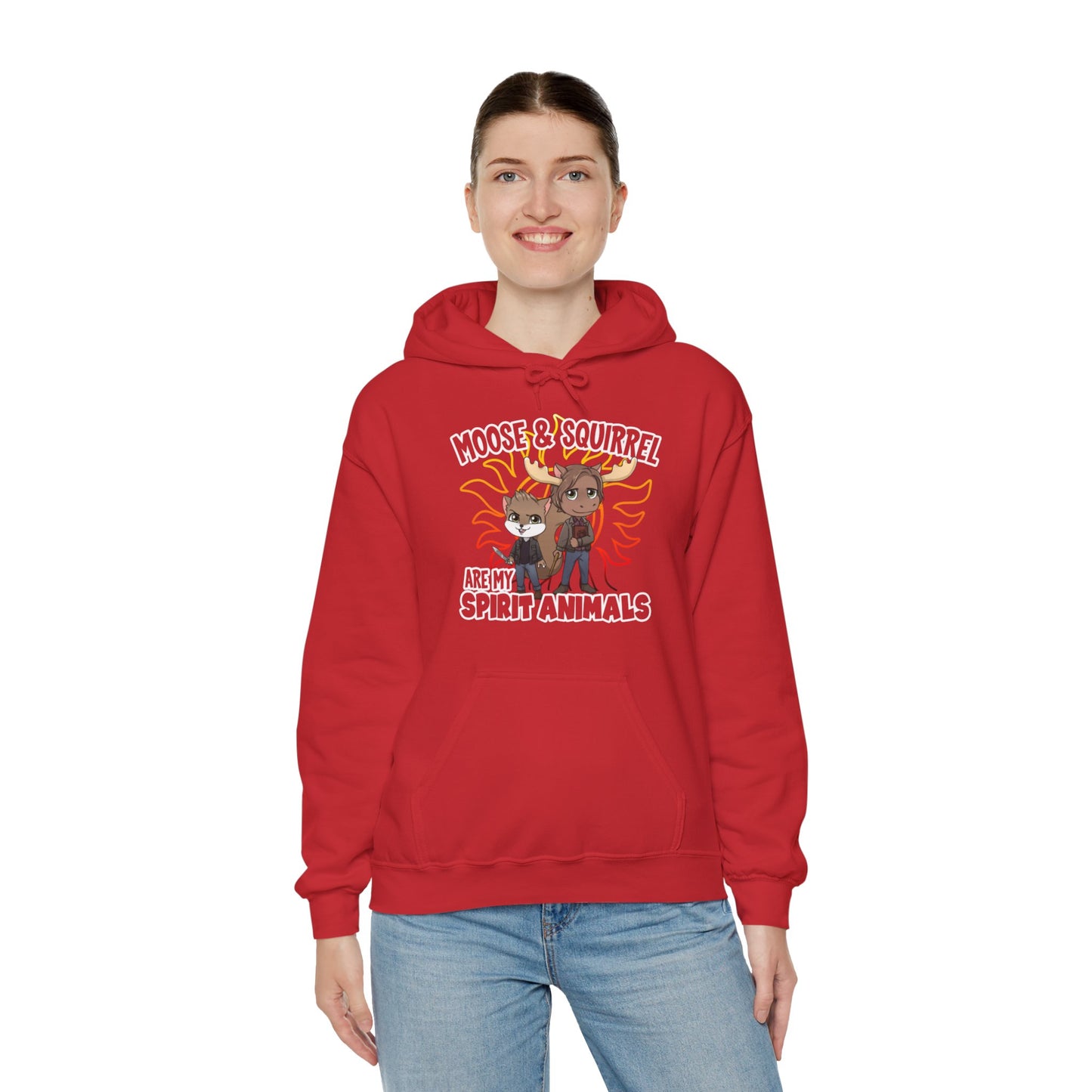 Moose & Squirrel Spirit Animals Hoodie