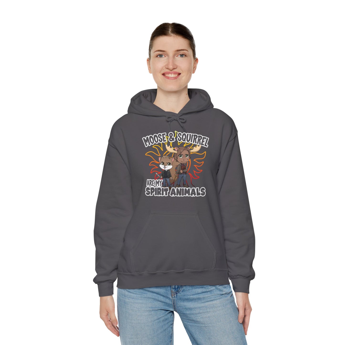 Moose & Squirrel Spirit Animals Hoodie