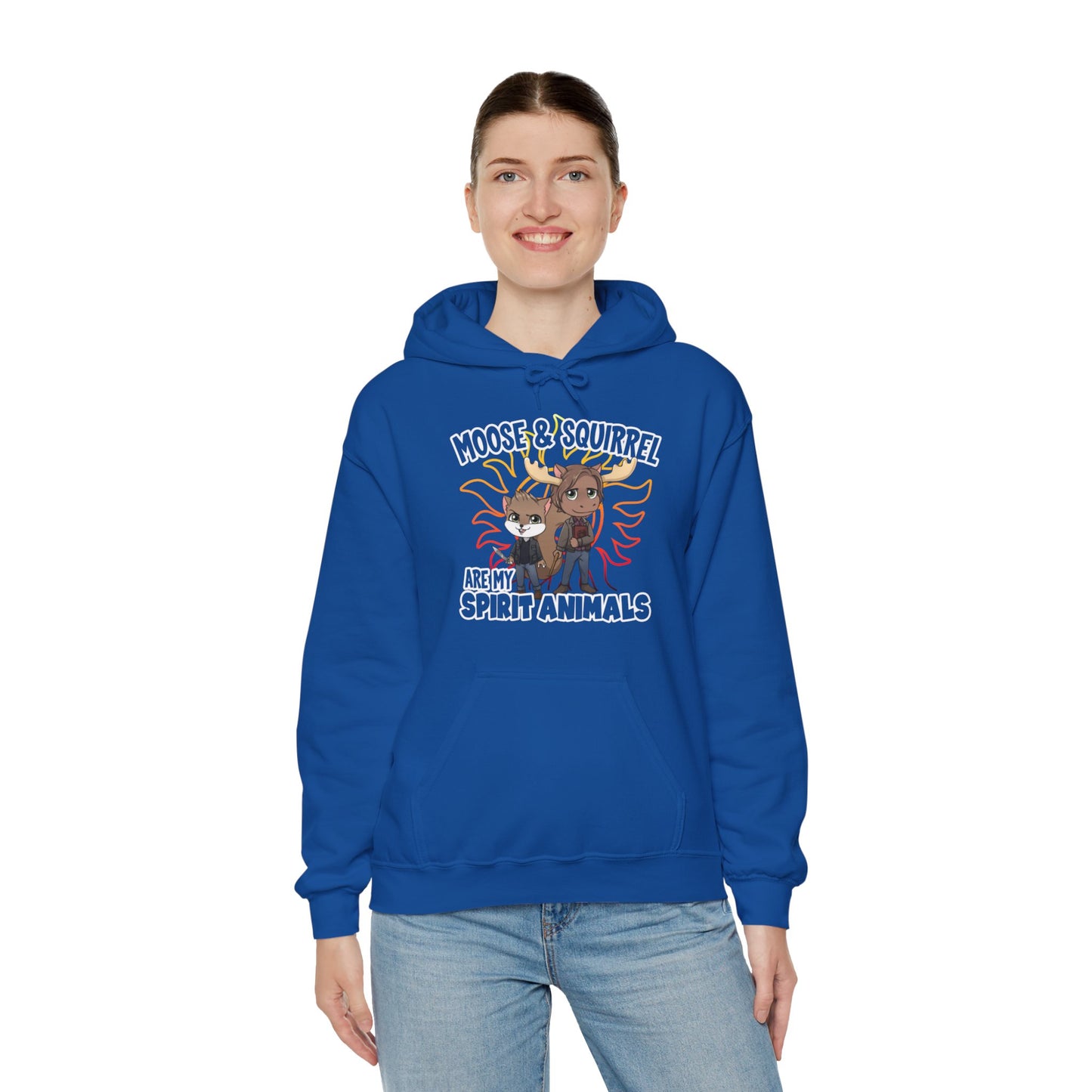 Moose & Squirrel Spirit Animals Hoodie