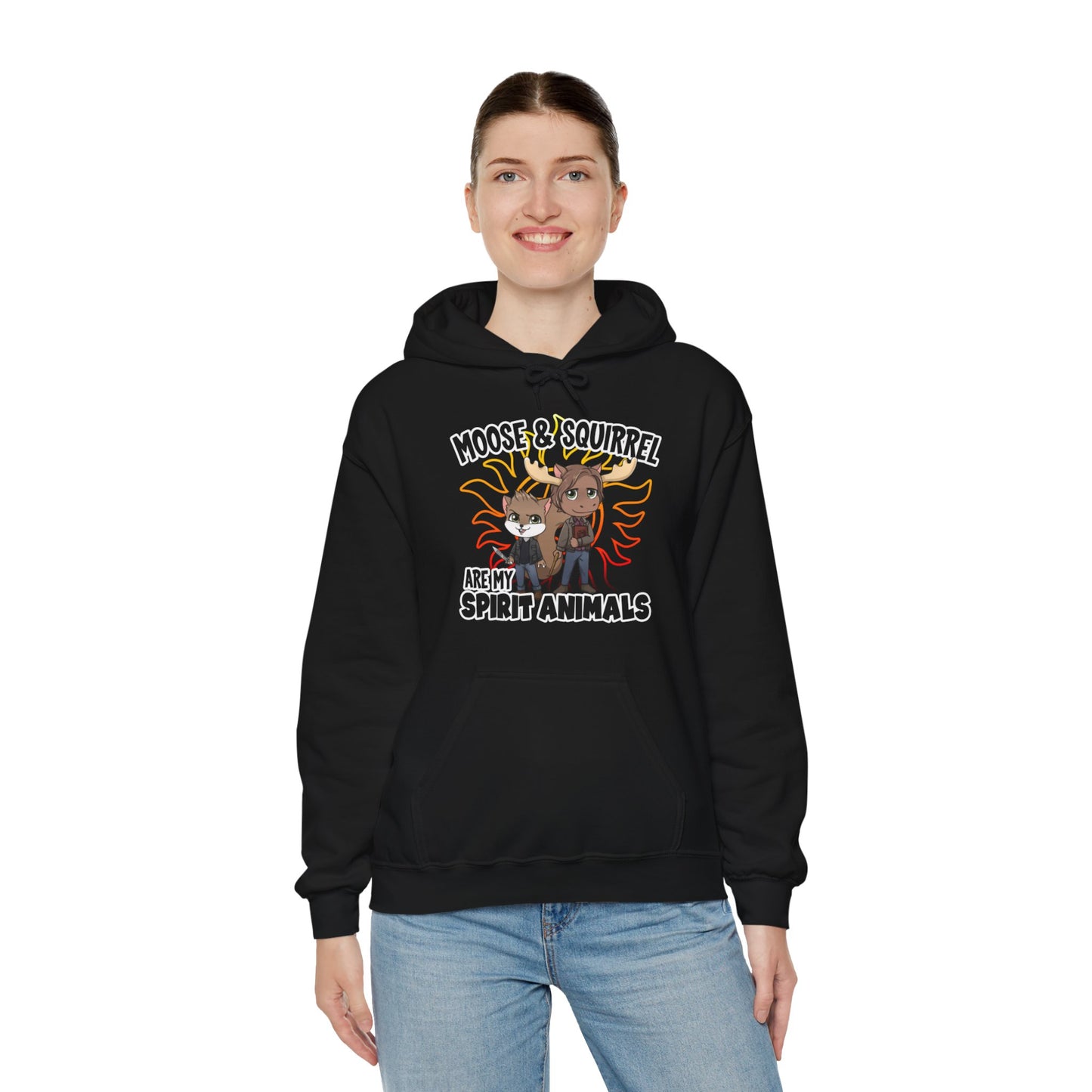 Moose & Squirrel Spirit Animals Hoodie