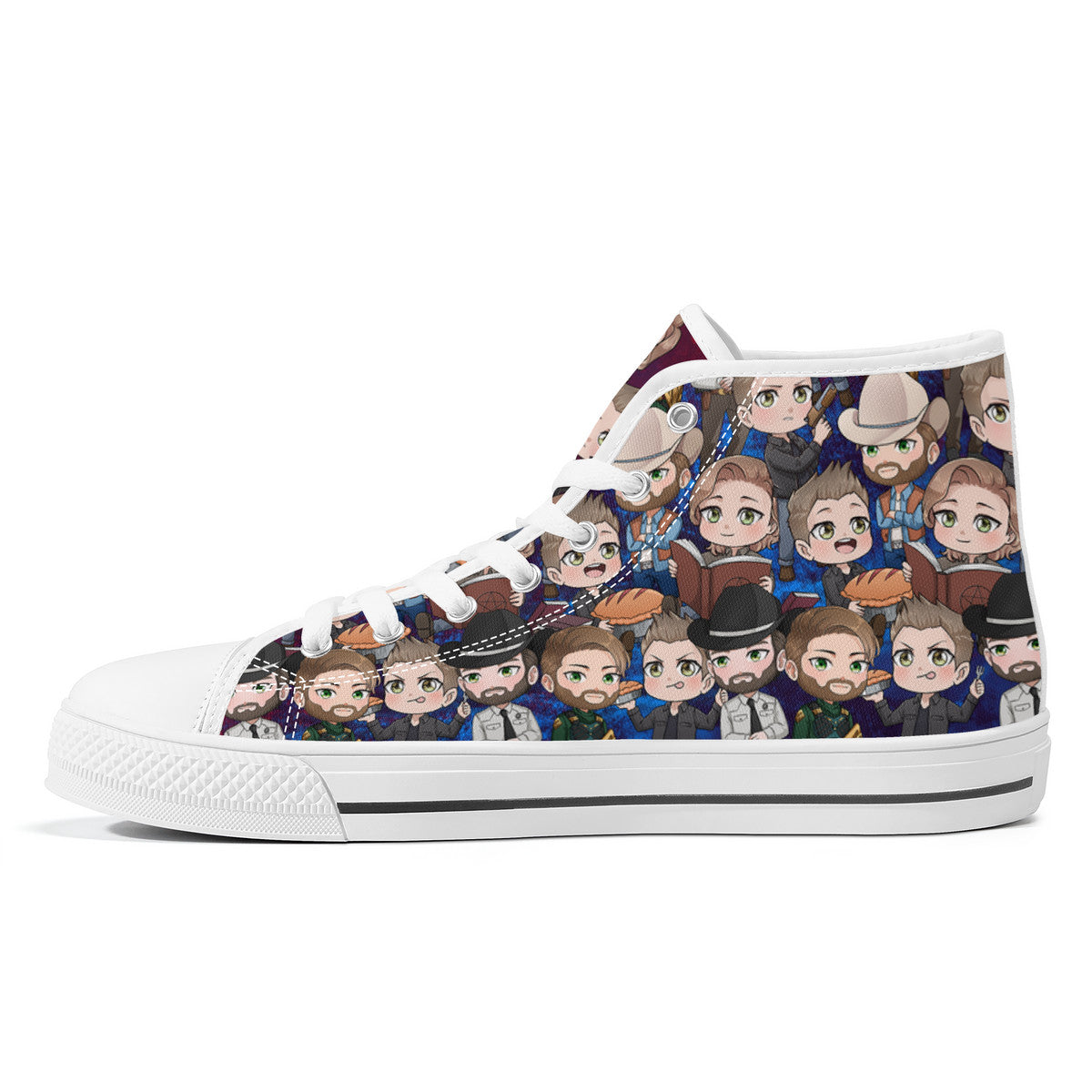 J2 Chibi High-Top Canvas Shoes