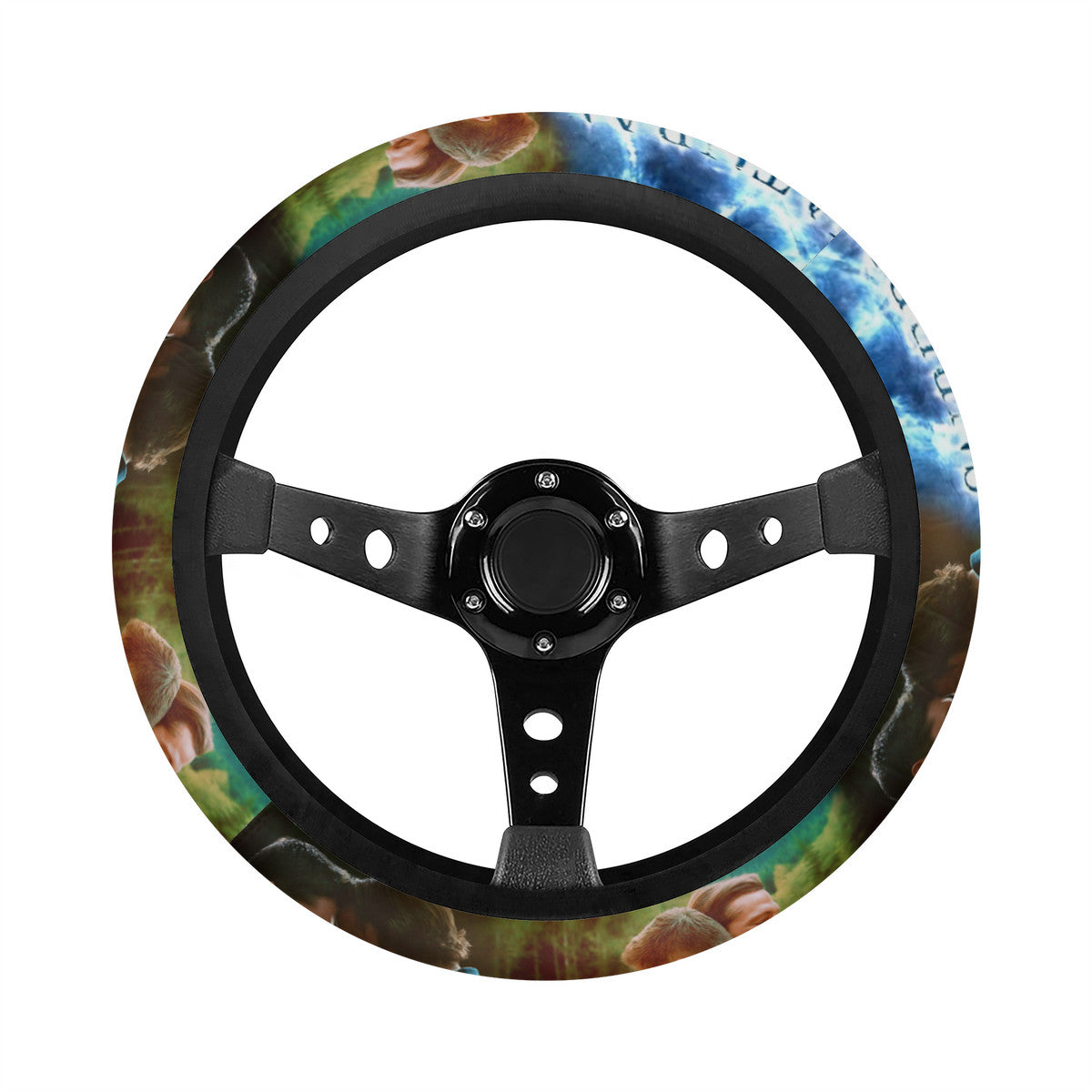 End of the Road Steering Wheel Cover