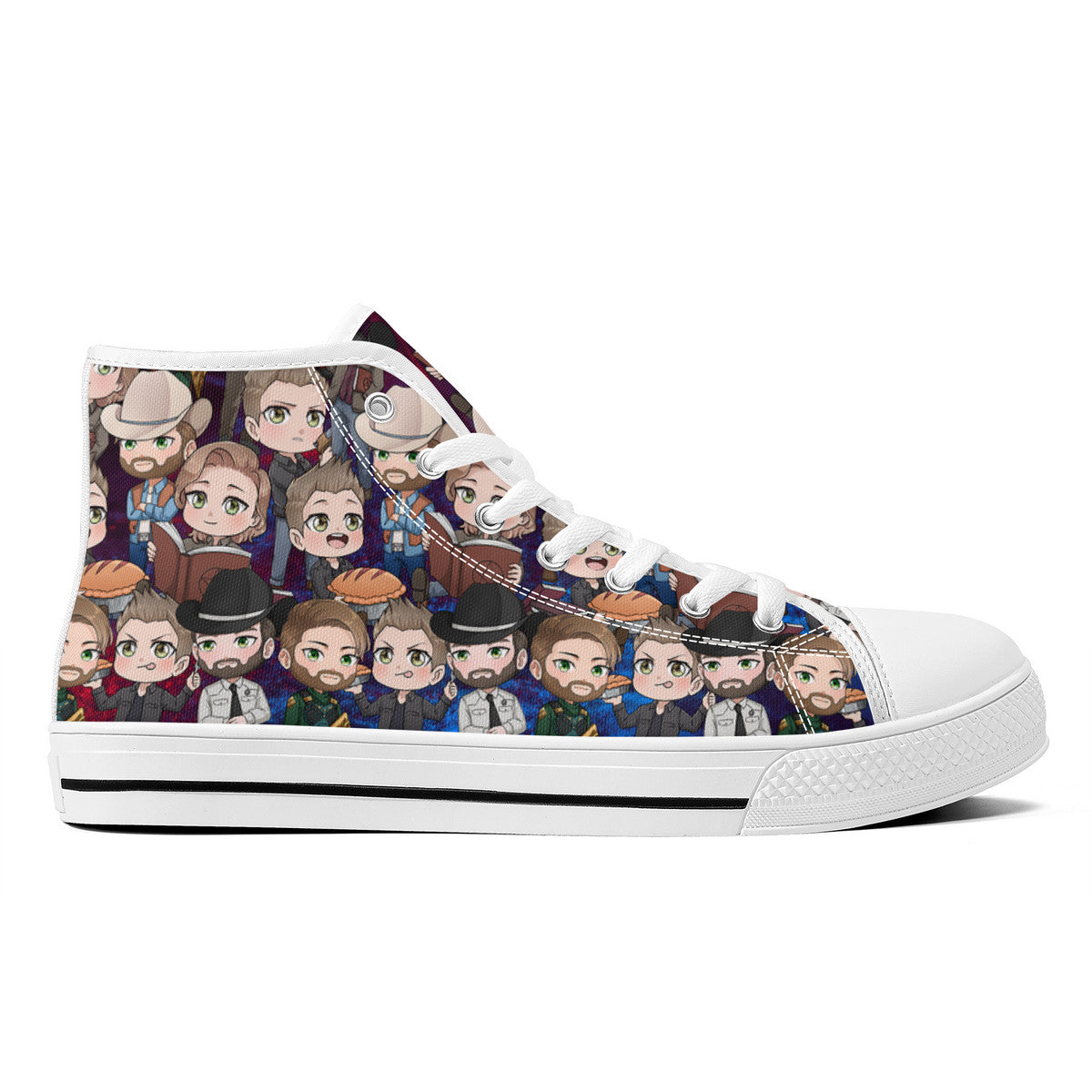 J2 Chibi High-Top Canvas Shoes