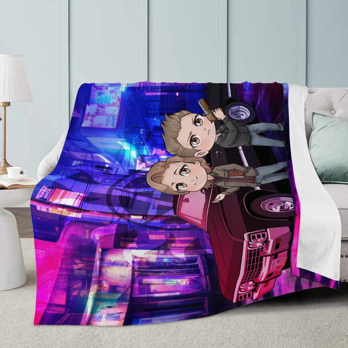 Sam Dean Chibi Blankets