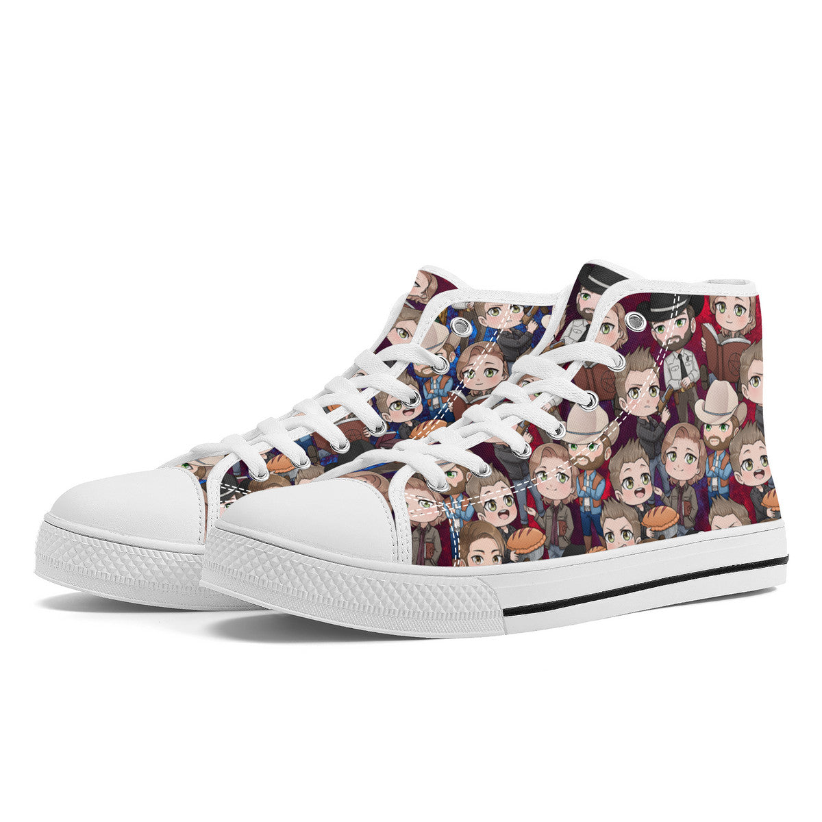 J2 Chibi High-Top Canvas Shoes