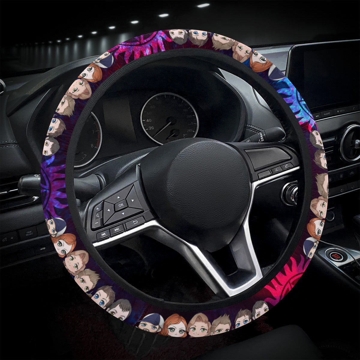 SPN Chibi Steering Wheel Cover