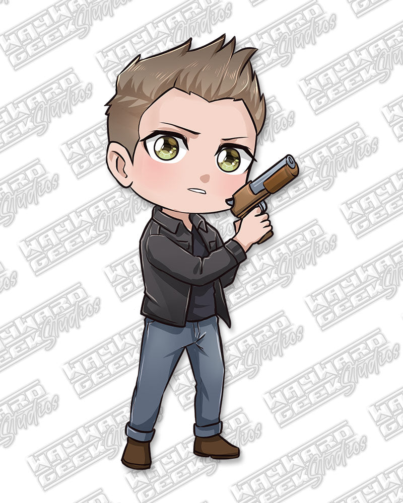 Dean Chibi Die Cut