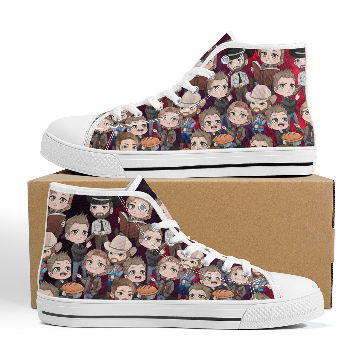 J2 Chibi High-Top Canvas Shoes