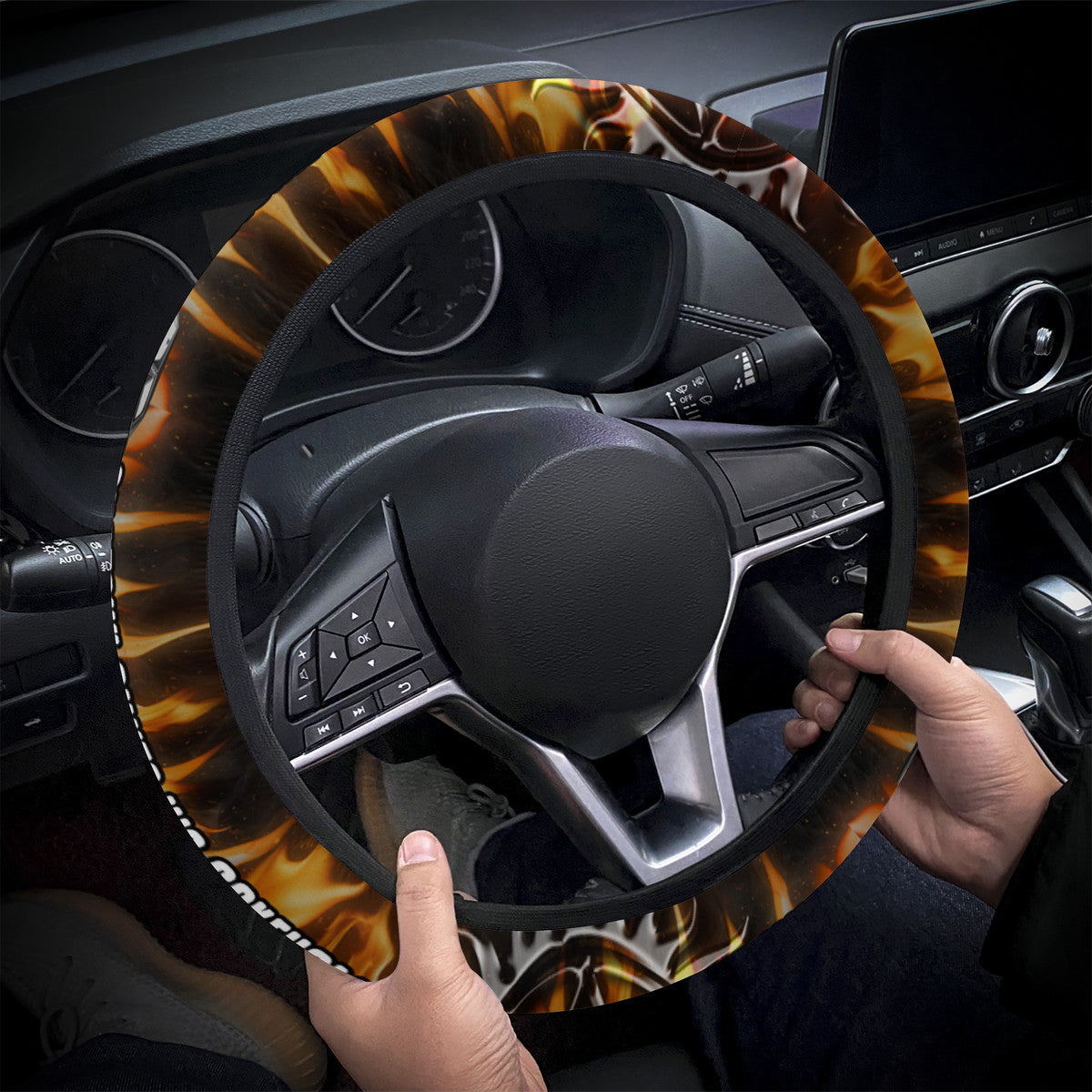 Driver Picks The Music Steering Wheel Cover