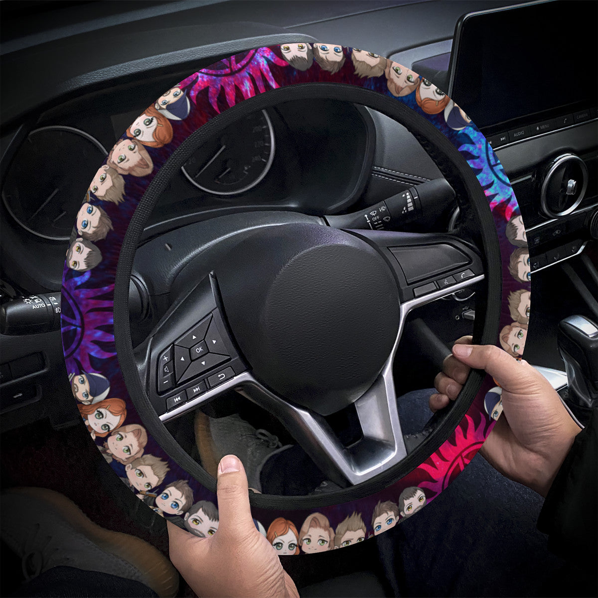 SPN Chibi Steering Wheel Cover