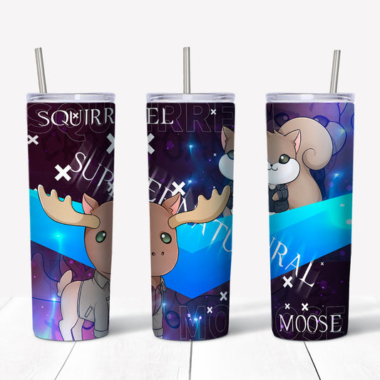 Moose Squirrel Cute Tumbler