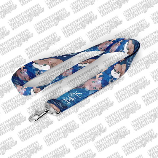 Moose & Squirrel Cute Lanyard