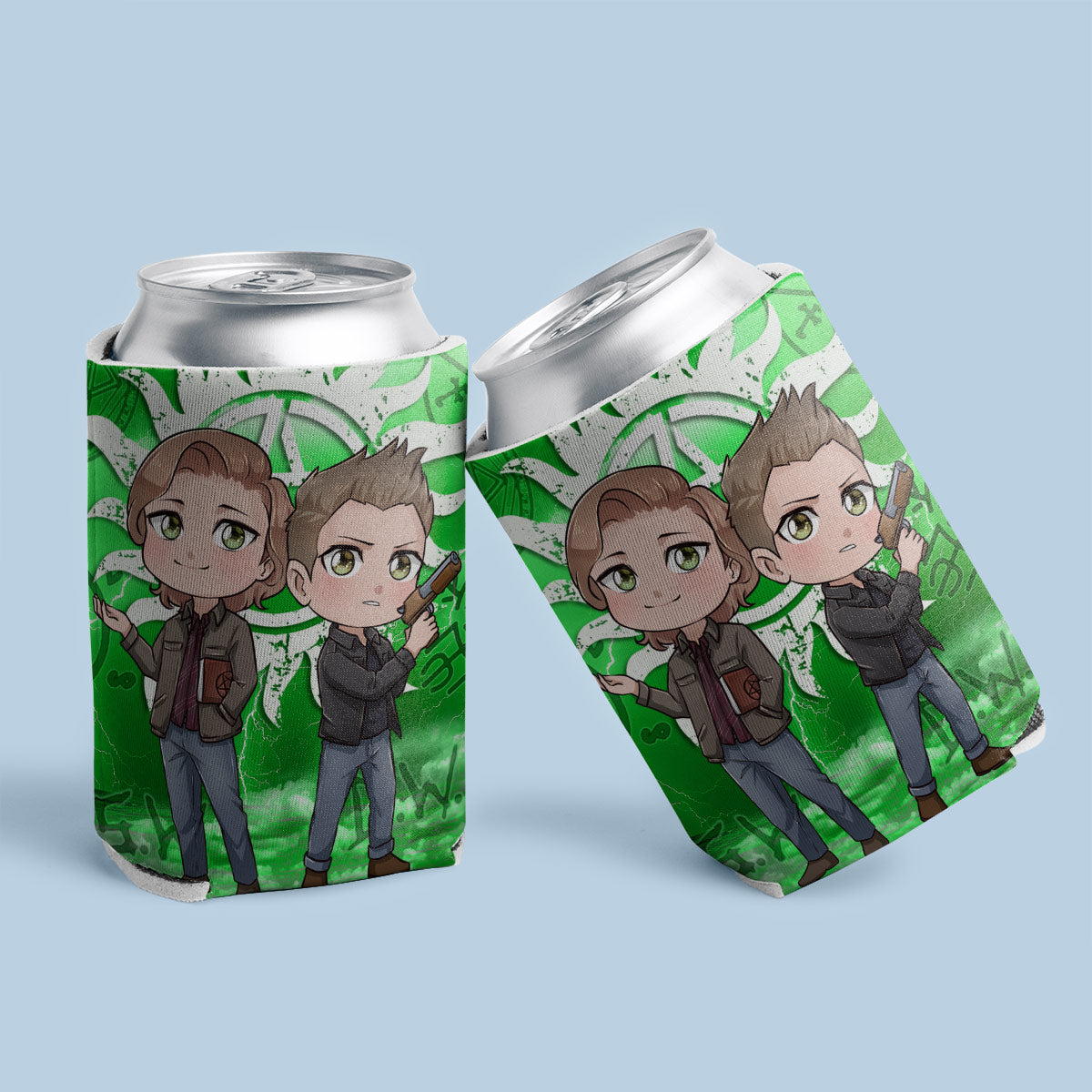 Same & Dean Chibi Can Cooler