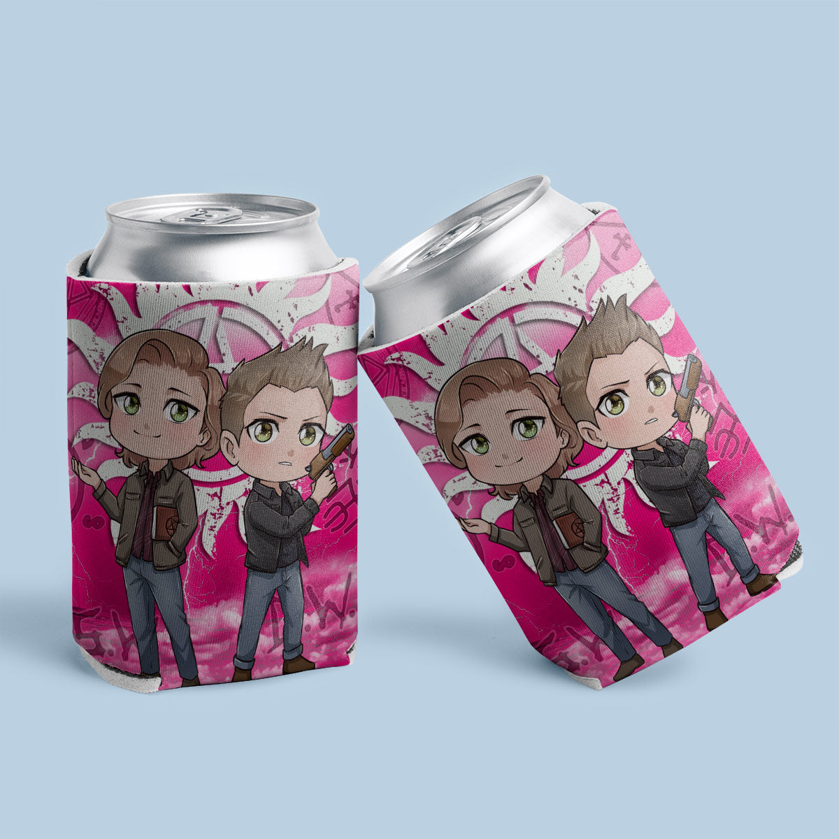 Same & Dean Chibi Can Cooler