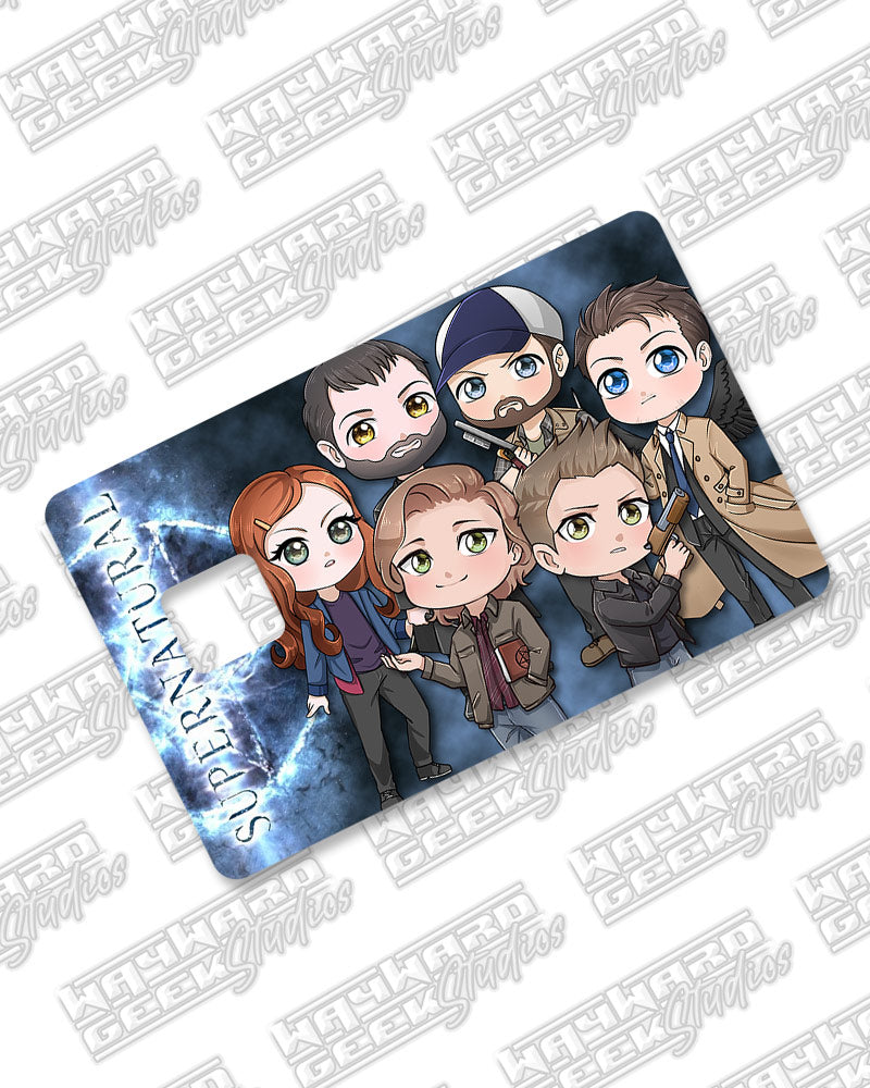 SPN Chibi Credit Card Skins