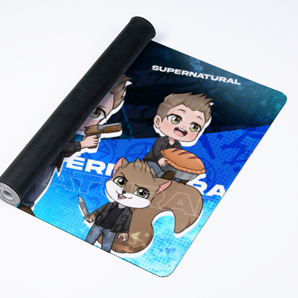 Sam and Dean Chibi Desk Mat